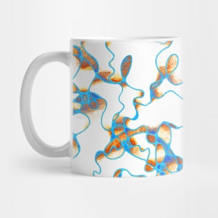 Between Blue Lines design Mug